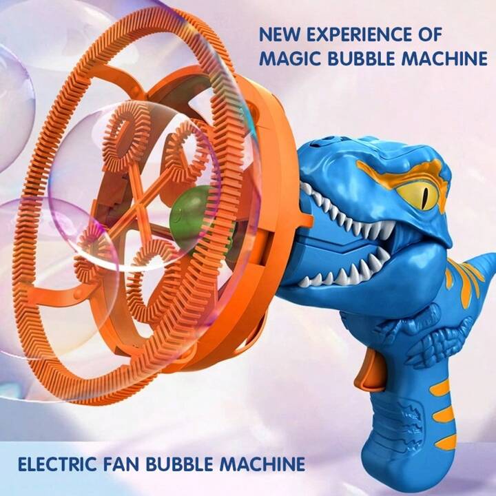 Dinosaur Bubble Blower Gun Machine