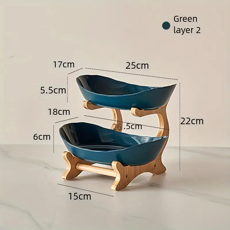 2/3-Tier Wooden Fruit Stand