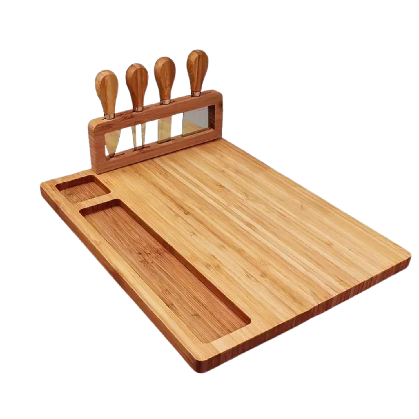 Premium Wooden Cheese Board Set